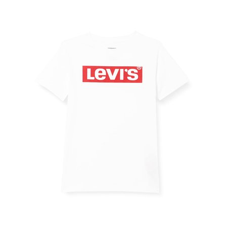 Levi's Lvb Short Sleeve Graphic Tee Shirt Garçon, Blanc, 16 Ans