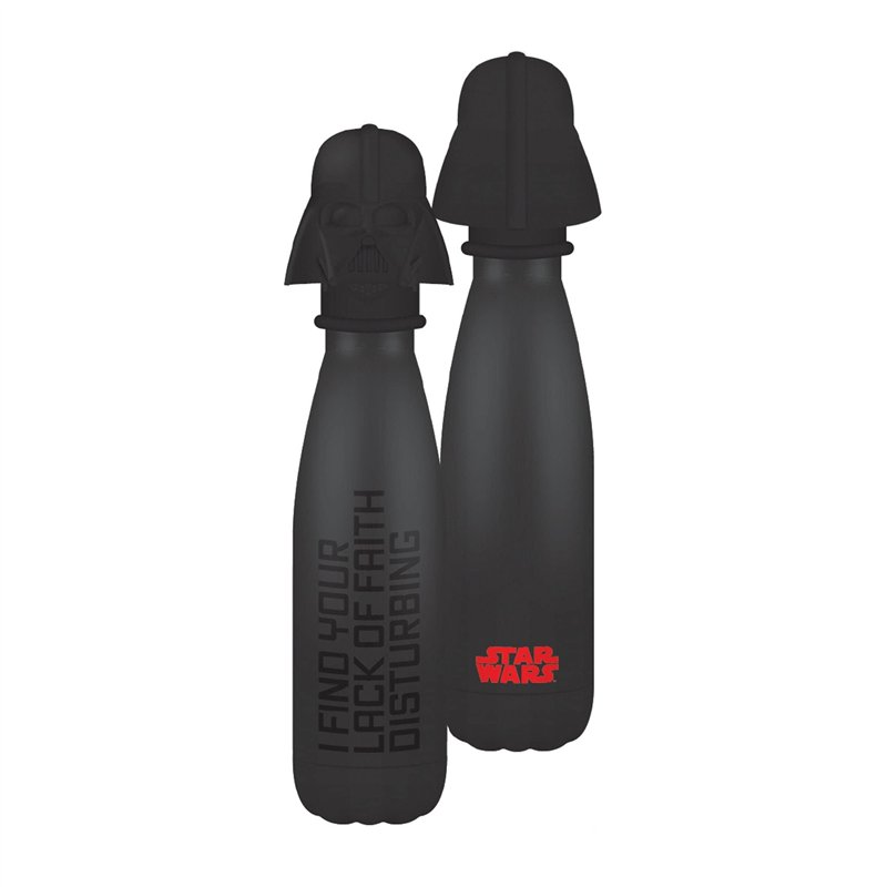 Half Moon Bay Star Wars Bouteille d'eau en Métal Dark Vador