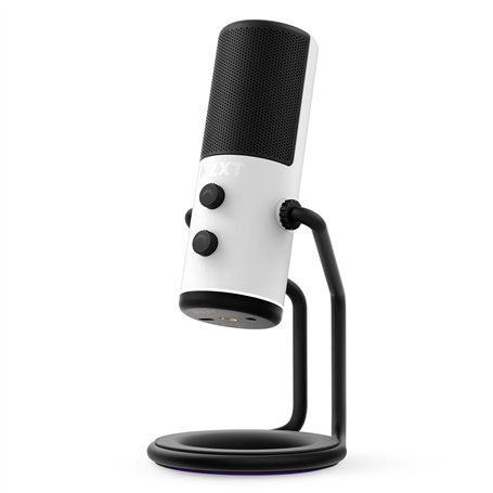 NZXT Capsule - AP-WUMIC-W1 - Microphone de streaming USB - Audio de haute qualité - Diagramme polaire cardioïde unidirectionnel 