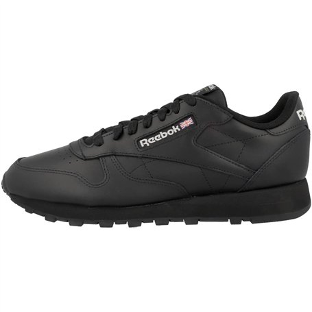 Reebok Mixte Classic Leather Sneaker, Core Black/Core Black/Pure Grey 5, 42.5 EU