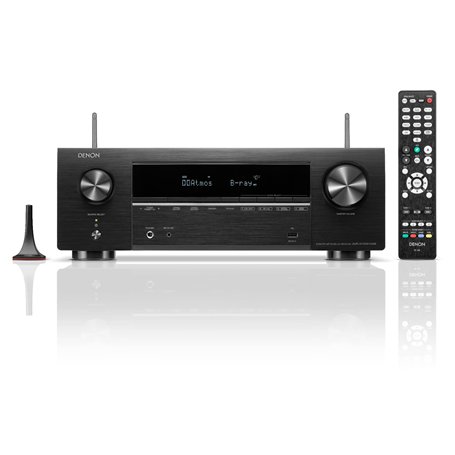 Denon AVR-X1700H Dab Amplificateur AV Home Cinéma 7.2 Canaux, 145W, Radio Dab+/FM, HDMI 8K, HEOS Multiroom, AirPlay 2, Dolby Atm