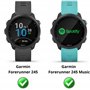PHONILLICO Verre Trempé pour Garmin Forerunner 245 / Forerunner 245 Music [Lot de 2] Film Protection Ecran Montre Anti Rayure