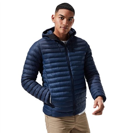 Berghaus Hommes Vaskye isolé léger à Capuche Hydroloft Veste - Dark Bleu - M