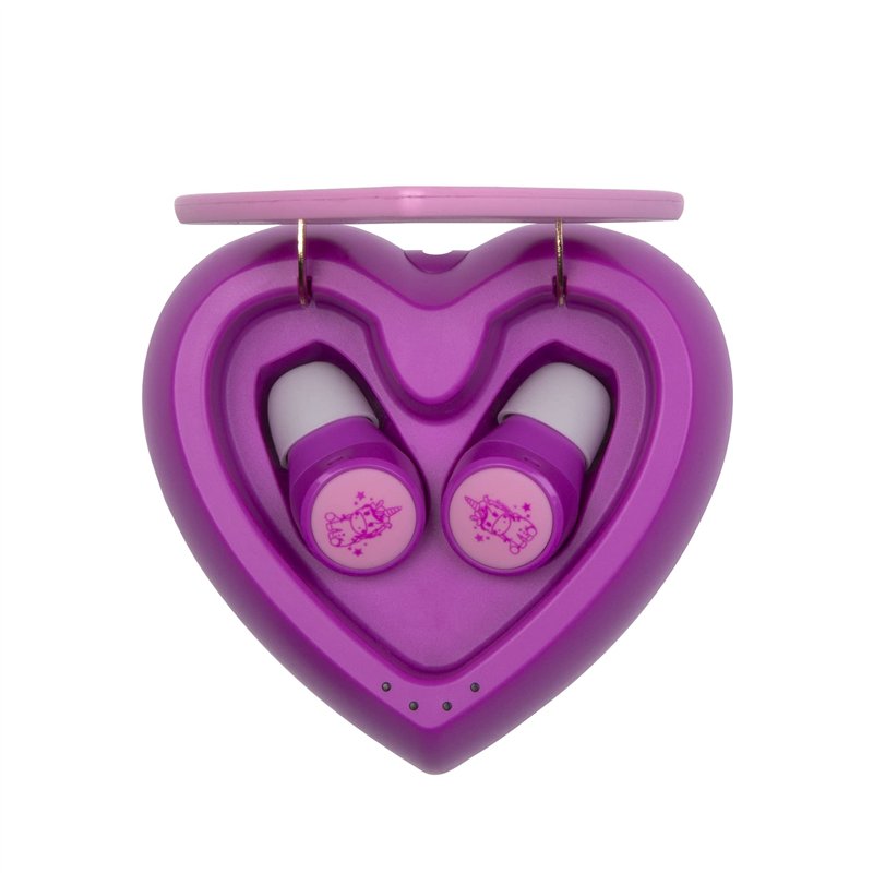 Image secondaire de Konix Unik Écouteurs sans Fil pour Smartphones et tablettes - Bluetooth 5.0 - Autonomie 5 h - Batterie 400 mAh - Motif Be Love, 