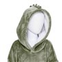 Atmosphera - Plaid Sweatshirt Capuche Dinosaure - Vert Kaki