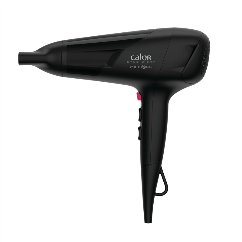 Image secondaire de Calor Studio Dry Sèche-cheveux, Technologie Effiwatts pour une consommation d'énergie réduite, 6 réglages de vitesse/température
