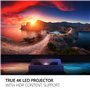 ViewSonic X2000B-4K Vidéoprojecteur 4K Ultra Courte focale Smart Laser 2000 lumens Ansi, Haut-Parleurs Harman Kardon 2 x 25W Noi