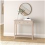 Atmosphera - Console Hina - Bois Blanchi - 2 tiroirs