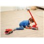 Simba 109252517 - Sam Le Pompier - Grue Jouet (50 cm) - Véhicule de Sauvetage 2 en 1 (Voiture et Grue) pour Enfants à partir de