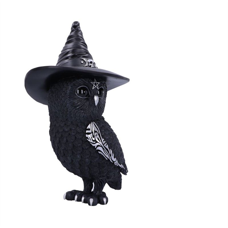 Image secondaire de Nemesis Now Cult Cuties Owlocen Grande Figurine de Chouette en résine Noir 30 cm
