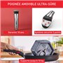 Tefal Ingenio Lot de 3 casseroles 16/18/20 cm + poignée amovible, Induction, Revêtement antiadhésif, Empilable, Compatible lave-