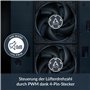 ARCTIC P9 PWM PST CO - Ventilateur de boîtier PWM 92 mm avec répartiteur de câbles pour Un Fonctionnement continu, optimisé pour