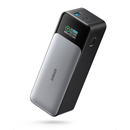 Anker Batterie Externe 737 (PowerCore 24 K) de 24 000 mAh avec 3 Ports, Puissance 140 W, écran numérique, Compatible avec iPhone