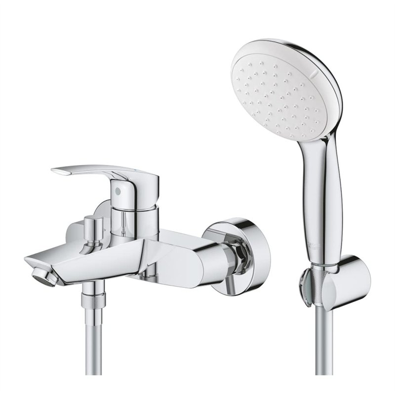 GROHE Mitigeur monocommande Eurosmart avec pommeau de douche Chromé
