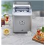 SENYA Plastique Machine à glaçons Ice Cool, 12kg / 24H, récipient 1,6 L, Silver, 120W SYCP-IM002