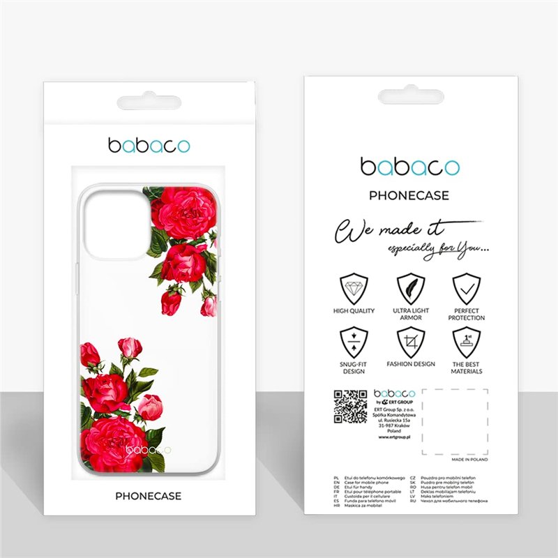 Image secondaire de Babaco ERT Group Coque de téléphone Portable pour Samsung S21 Plus Original et sous Licence Officielle Motif Flowers 007 Parfait
