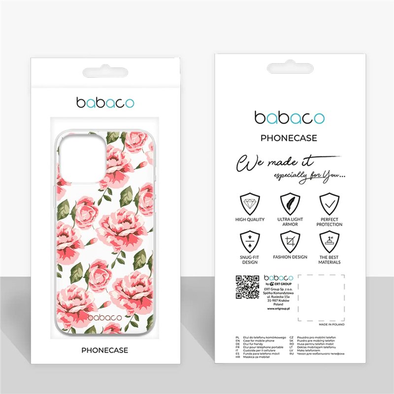 Image secondaire de ERT GROUP Coque de Protection pour Samsung S20 Ultra Original et sous Licence Officielle Babaco Motif Fleurs 013 Parfaitement ad