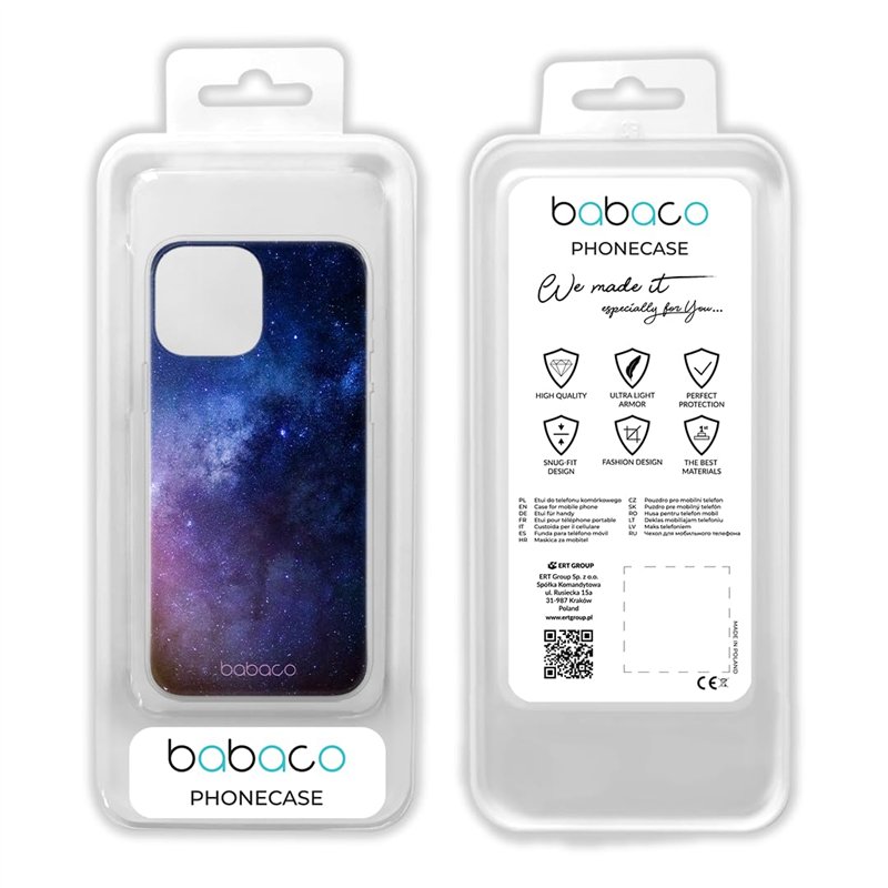 Image secondaire de Babaco ERT Group Coque de téléphone Portable pour Apple Iphone 13 Pro Max Original et sous Licence Officielle Motif Nature 003 P