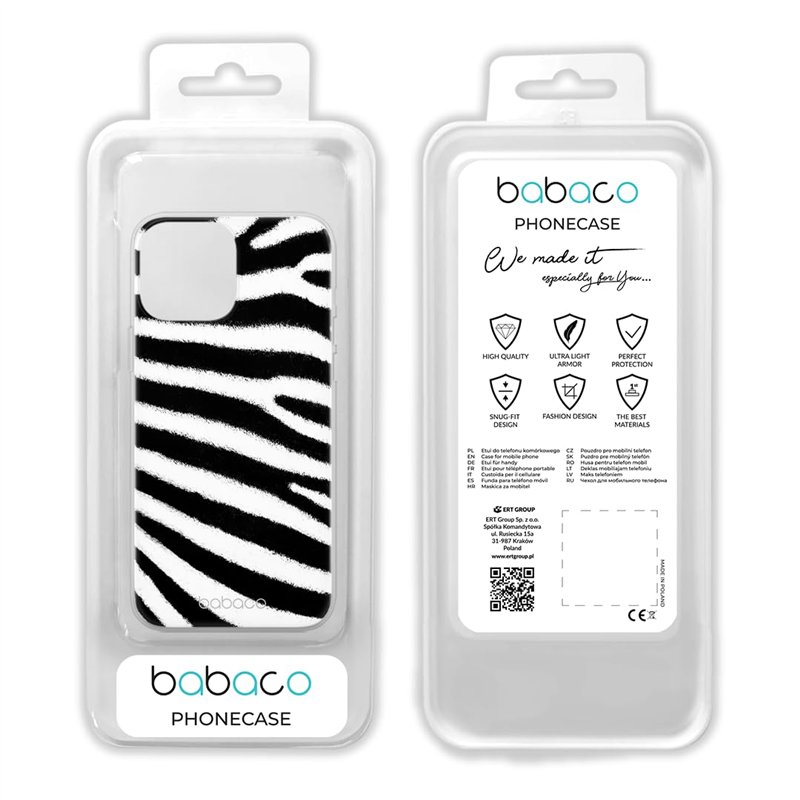 Image secondaire de Babaco ERT Group Coque de téléphone Portable pour Apple Iphone 13 Pro Original et sous Licence Officielle Motif Animals 006 Parf