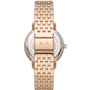 Armani Exchange - Montre à Trois Aiguilles pour Femme, Acier Inoxydable Recyclé à 50 % Au Moins, Couleur Or Rose, AX5581