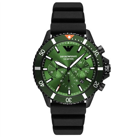 Emporio Armani Montre Chronographe pour Homme , Acier Inoxydable Ton Sur Ton, AR11463