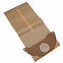 vhbw 5x Sacs remplacement pour Kärcher KFI 252, 6.904-143.0, 4002667015317 pour aspirateur - papier marron