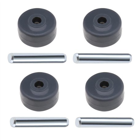 Lot de 4pcs Roues de Rechange pour Aspirateur Remplacement Compatible avec Shark Navigator NV350 NV352 NV355 NV356E NV500 NV501 