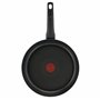 Tefal G28806 Hard Titanium On Poêle à frire 28 cm - Aluminium - Revêtement antiadhésif sans danger - Indicateur de température -