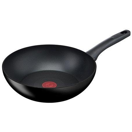 Tefal Hard Titanium On G28819 Poêle wok avec revêtement anti-adhésif et signal thermique à température de cuisson idéale pour to