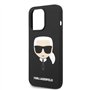 Karl Lagerfeld KLHCP14XSLKHBK Coque de Protection Rigide pour iPhone 14 Pro Max