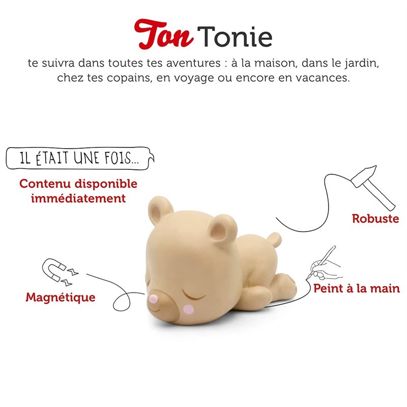 Image secondaire de tonies Figurine Doudou Nounours, Personnage avec berceuses et Sons de la Nature pour conteuse Toniebox, audioconte 3 Ans et Plus