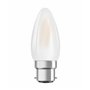 OSRAM Lampe LED dimmable Superstar avec un rendu des couleurs particulièrement élevé (CRI90), B22d-base, verre dépoli ,Blanc cha