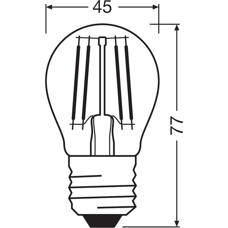 Image secondaire de OSRAM Lampe LED dimmable Superstar avec un rendu des couleurs particulièrement élevé (CRI90), E27-base, Aspect filament ,Blanc c