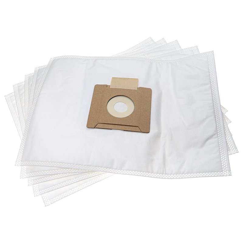 vhbw 5x Sacs remplacement pour Kärcher 4054278229652, 2.863-236.0 pour aspirateur - microfibres non tissées, 35cm x 26,5cm blanc