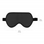 Amazon Basics Masque de sommeil incurvé en véritable soie naturelle de mûrier avec sangle réglable, noir