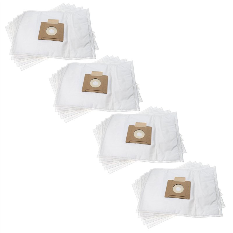vhbw 20x Sacs remplacement pour Kärcher 4054278229652, 2.863-236.0 pour aspirateur - microfibres non tissées, 35cm x 26,5cm blan
