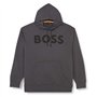 BOSS Webasichood Maillot de survêtement, Gris foncé 22, S Homme