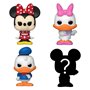 Funko Bitty Pop! Disney - Minnie Mouse (Red Dress), Daisy Duck, Donald Duck et Une Mini-Figurine Mystère en Surprise - 2.2 Cm Co