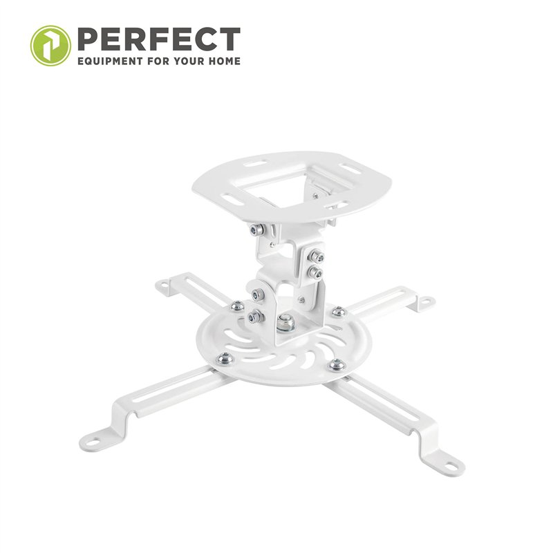 Image secondaire de Perfect Support pour projecteurs, inclinable de -15°/ +15°, pivotant à 360°, Rotatif à 360°, Distance au Plafond 15 cm, Charge m