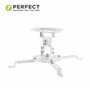 Perfect Support pour projecteurs, inclinable de -15°/ +15°, pivotant à 360°, Rotatif à 360°, Distance au Plafond 15 cm, Charge m