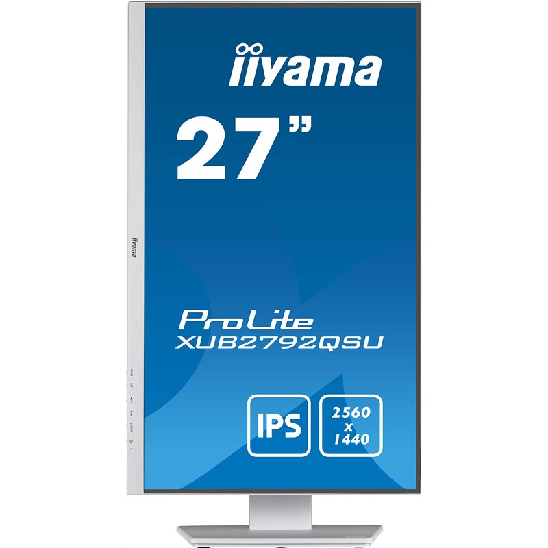 Image secondaire de Ecran PC - IIYAMA Prolite XUB2792QSU-W5 - 27 WQHD - Dalle IPS - 5 ms - 75Hz - HDMI / DisplayPort / DVI / USB - Pied réglable