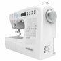 Cecotec Machine à coudre électronique BelleCouture 21500. Machine à coudre avec 215 points, écran LCD, bras libre, enfilage et b