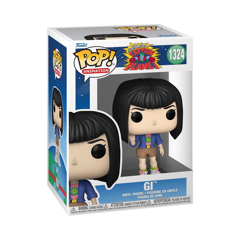 Funko Pop! Animation: Captain Planet - Gi - Captain Planet and The Planeteers - Figurine en Vinyle à Collectionner - Idée de Cad