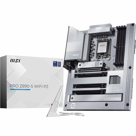 MSI Pro Z890-S WiFi PZ Carte mère, ATX à connecteurs arrière - pour processeurs Intel Core Ultra (série 2), LGA 1851 - DDR5 Memo