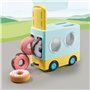 Playmobil 71325 Camion de Donuts 1.2.3 - avec Un Personnage et Un véhicule Qui a Une Fonction d'empilage et de tri - Mes Premier