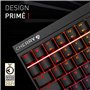 CHERRY MX 2.0S Clavier Gaming filaire avec éclairage RVB, disposition française (AZERTY), MX RED Switches, Noir