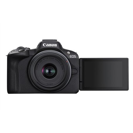 Canon EOS R50 Appareil Photo Hybride + Objectif RF-S 18-45mm is STM - Appareil Photo numérique avec autofocus + détection de scè