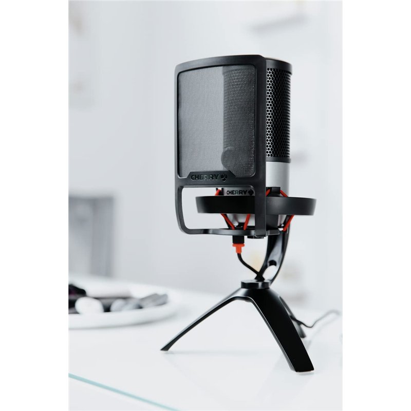 Image secondaire de CHERRY UM POP FILTER, Protection Anti-Pop pour Microphone USB CHERRY UM 3.0, UM 6.0 ADVANCED, UM 9.0 PRO RGB, Filtre pour Réduir