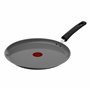 TEFAL Poêle à crêpe 28 cm, Crêpière induction, Revêtement céramique, Eco-conçue, Recyclée, Cuisson saine, Thermo-Signal, Fabriqu