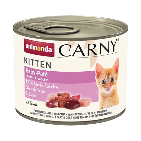 animonda Carny Kitten Nourriture Humide pour Jeunes Chats, boîte de Nourriture pour Jeunes Chats, 12 x 200 g